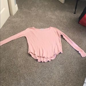 Pink rag & bone long sleeved shirt.